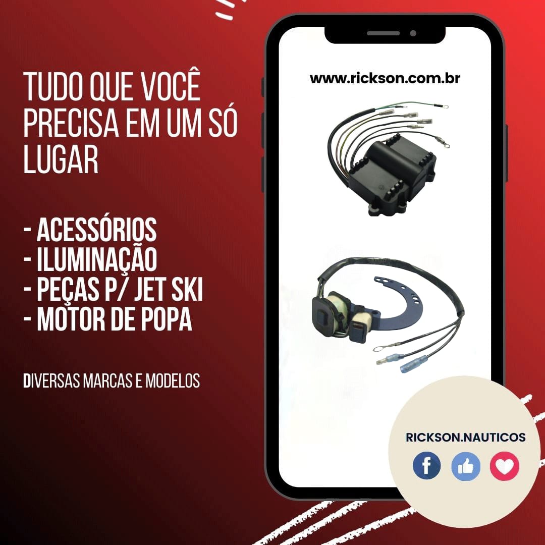 Peças de Reposição para motores de popa e Jet ski