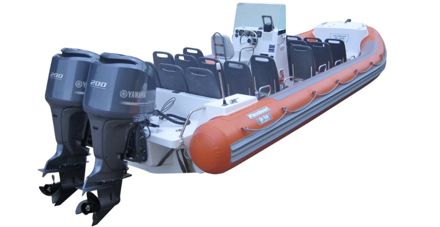 Lancha Flexboat SR-760 para pesca, lazer e/ou turismo